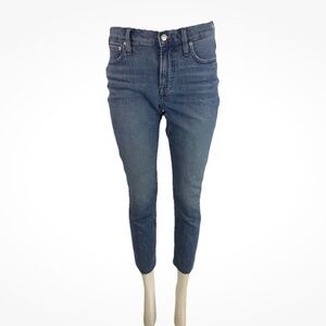 Madewell Sz 26P The Petite Mid Rise Perfect Vintage Jean Cropped Blue Pants
